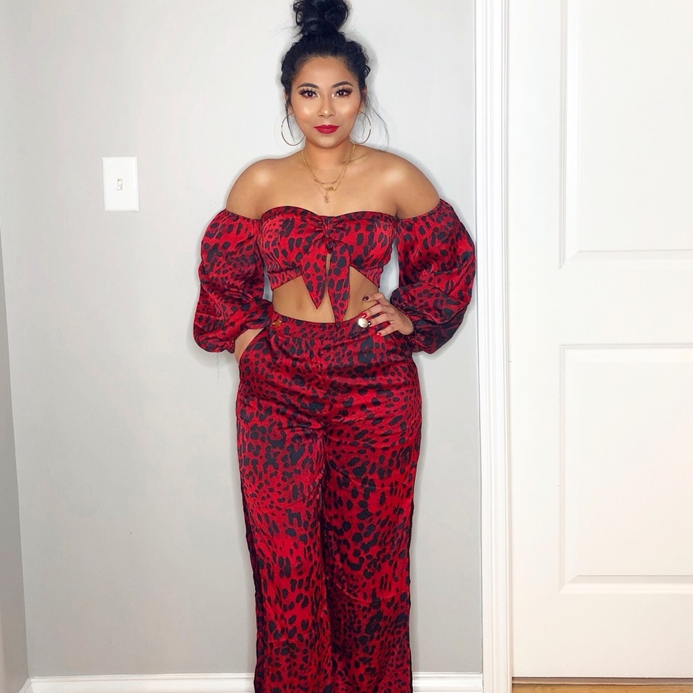 Leopard matching set